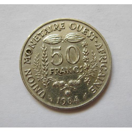 50 франків = 1984 р. = Західна Африка -  Западная Африка ==
