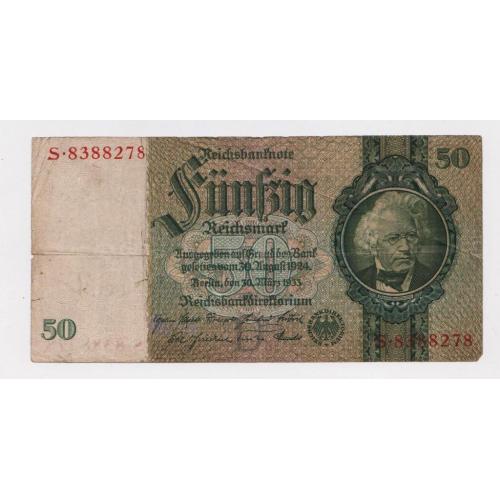 50 марок = 1933 г. = ГЕРМАНИЯ