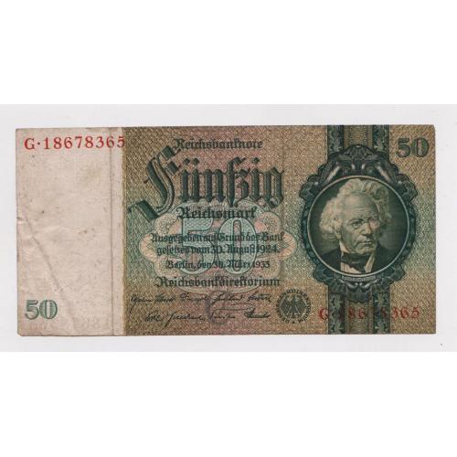 50 марок = 1933 р. =  НІМЕЧЧИНА - ГЕРМАНИЯ