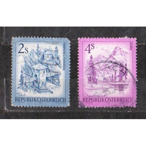 АВСТРІЯ = марки 1973, 1974 р. = гаш. \\