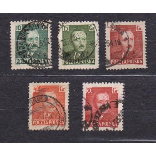 Болеслав Берут (1892-1956), президент =  ПОЛЬЩА = 1950 р. = гаш. \\