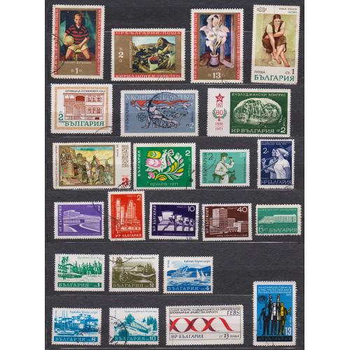 БОЛГАРІЯ = марки 1969, 1971 р. = гаш.  = 23 шт. \\