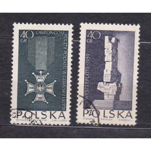 Боротьба та мучеництво польського народу, 1939-45 = 1964 р. = ПОЛЬЩА = гаш. \\