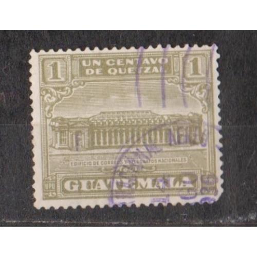 БУДИНОК ПОШТИ = 1927 р. = ГВАТЕМАЛА = гаш. \\