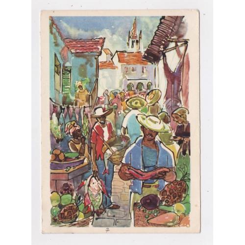 Cамое лучшее и самое худшее - Кубинская сказка = листівка 1965 р. = Филипповский = чиста \\