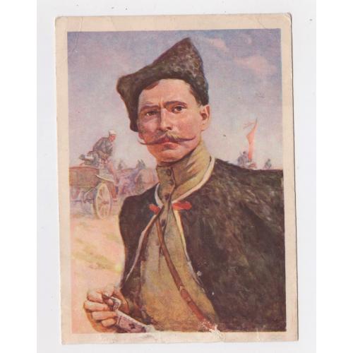 ЧАПАЕВ ВАСИЛИЙ ИВАНОВИЧ = листівка 1955 р. - ИЗОГИЗ = КУЗНЕЦОВ = чиста = тираж 500 тис. \\