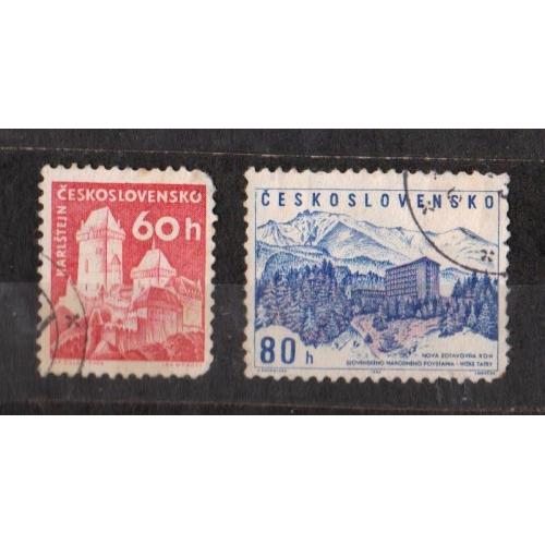 ЧЕХОСЛОВАЧЧИНА =  марки 1960, 1964 р. = гаш.  = 2 шт. \\