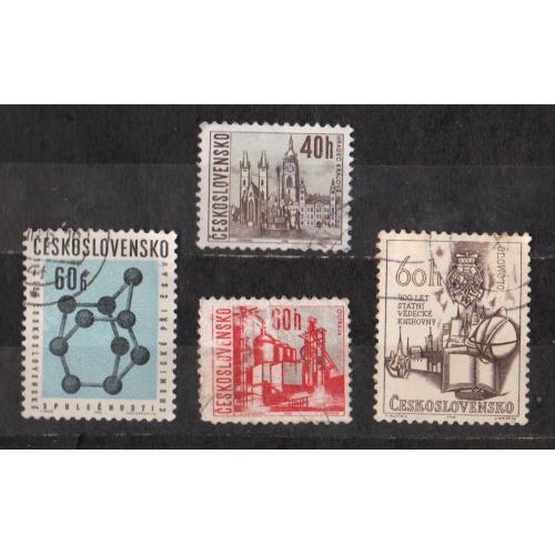 ЧЕХОСЛОВАЧЧИНА =  марки 1966 р. = гаш.  = 4 шт. \\