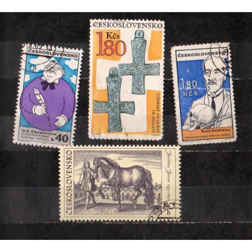 ЧЕХОСЛОВАЧЧИНА =  марки 1969 р. = гаш.  = 4 шт. \\