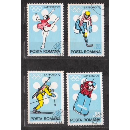 XI зимові Олімпійські ігри в Саппоро = 1971 р. = РУМУНІЯ = гаш. \\