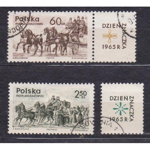 День поштової марки =  ПОЛЬЩА = 1965 р. = гаш. \\