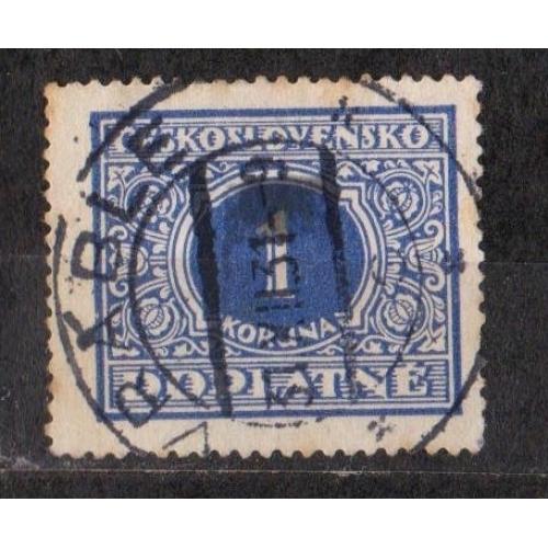 ДОПЛАТА - 1 = 1928 р. = ЧЕХОСЛОВАЧЧИНА = гаш. \\