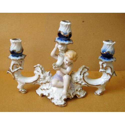Фарфоровый підсвічник - ПУТТО  = Crown  - Regent  - Fine Porcelaine 