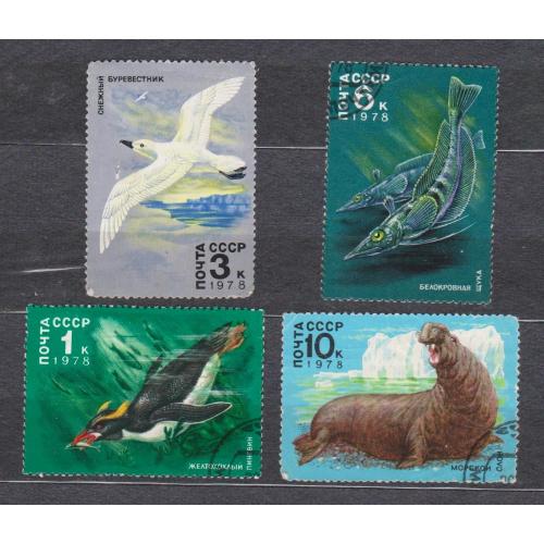 ФАУНА АНТАРКТИДЫ = СССР - СРСР = 1978 р. = гаш. \\