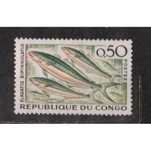 ФАУНА - РИБИ  = 1961 р. = КОНГО = негаш.  \\