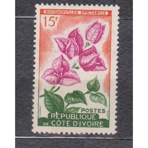 ФЛОРА - КВІТИ  =  1961 р. = Кот-д'Івуар = негаш. \\