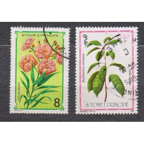 ФЛОРА  = марки 1979, 1983 р. = Сан-Томе і Принсіпі =  гаш. \\