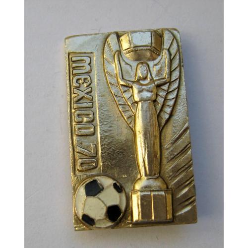 ФУТБОЛ = ЧЕМПІОНАТ СВІТУ - МЕХІКО - 1970 - М'ЯЧ = значок СРСР \\