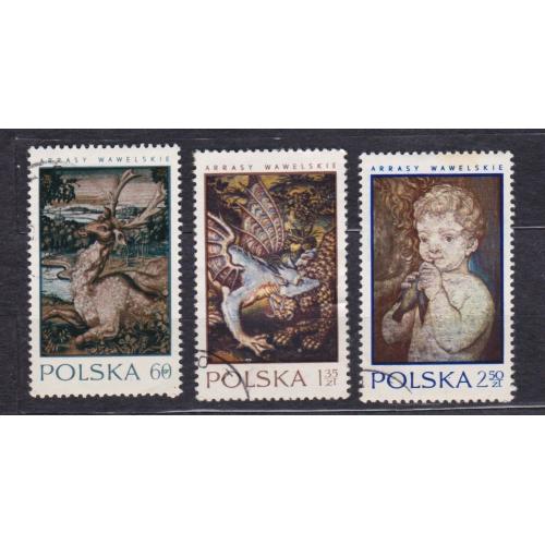 Гобелени з колекції королівського замку Вавель у Кракові = 1970 р. = ПОЛЬЩА = гаш. \\
