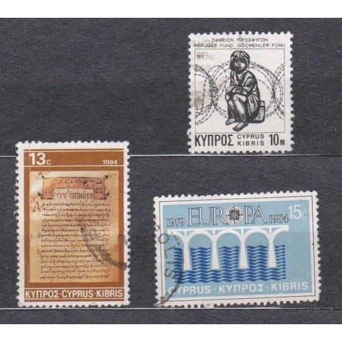 КІПР = марки 1977, 1984 р. = гаш. = 3 шт. \\