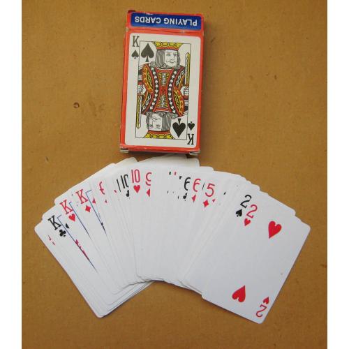 Карти гральні з пластиковим покриттям - 54 шт. = нові \\