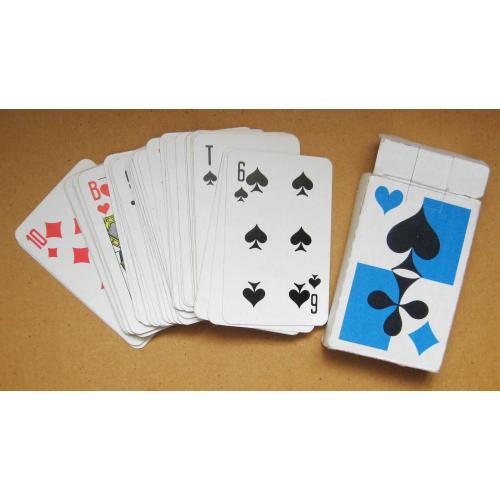КАРТЫ ИГРАЛЬНЫЕ - АТЛАСНЫЕ = 54 шт. =  1997 г. 