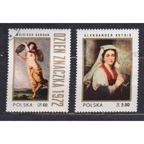 МИСТЕЦТВО - ЖИВОПИС = 1972 р. = ПОЛЬЩА = гаш. \\