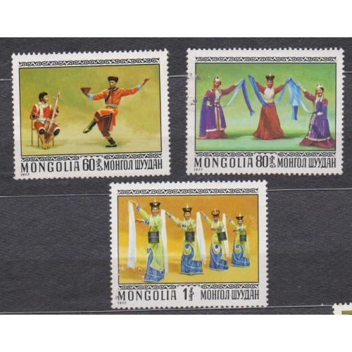 Народні танці = 1977 р. = МОНГОЛІЯ = негаш. \\