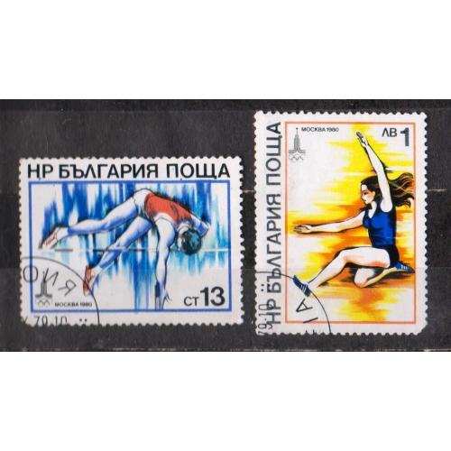 Олімпійські ігри - СПОРТ = БОЛГАРІЯ = 1980 р. = гаш. \\