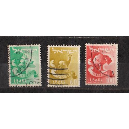 Племена - Емблеми дванадцяти племен = 1955 р. = ІЗРАЇЛЬ = гаш. \\