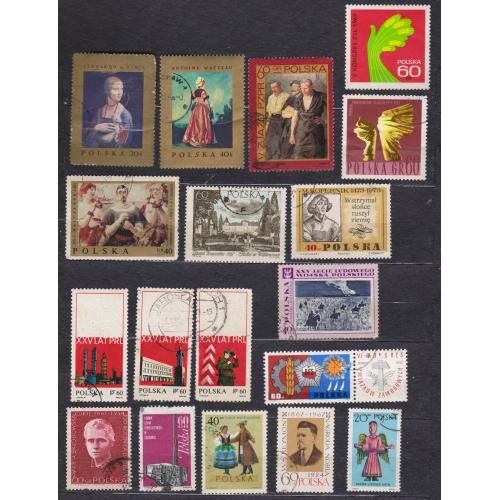 ПОЛЬЩА = марки 1967, 1968, 1969 р. = гаш. = 34 шт. \\