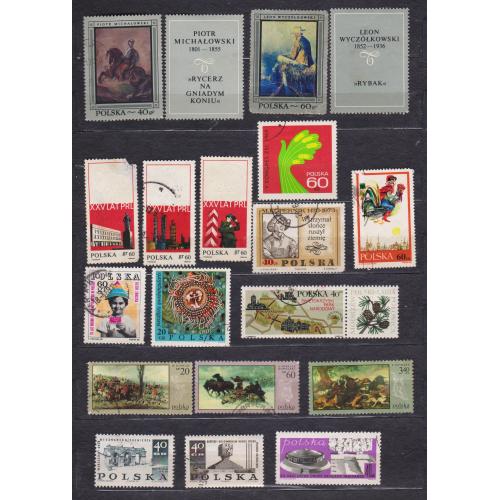 ПОЛЬЩА = марки 1968, 1969 р. = гаш. = 28 шт. \\