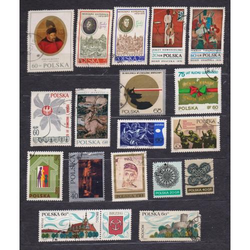 ПОЛЬЩА = марки 1970, 1971 р. = гаш. = 18 шт. \\