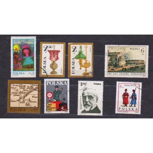 ПОЛЬЩА = марки 1982, 1983 р. = гаш. = 8 шт. \\