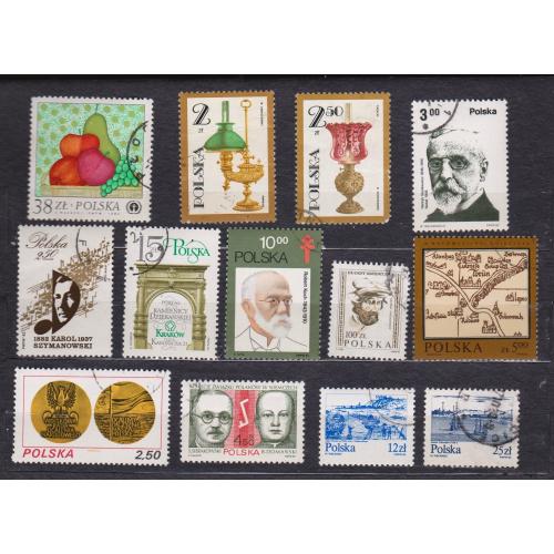 ПОЛЬЩА = марки 1982 р. = гаш. = 13 шт. \\