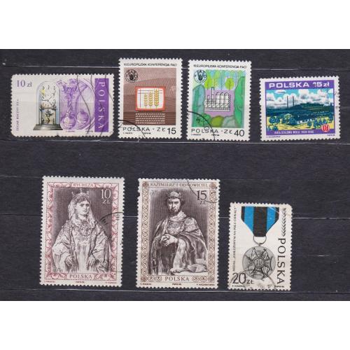ПОЛЬЩА = марки 1988 р. = гаш. = 7 шт. \\