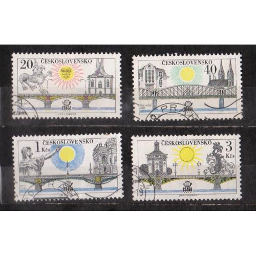 Празькі мости = 1978 р. = ЧЕХОСЛОВАЧЧИНА = гаш. \\