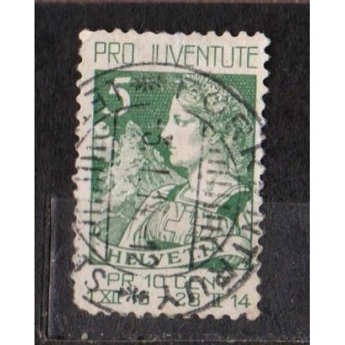 Pro Juventute - Для молоді  = благодійна марка  1913 р. = ШВЕЙЦАРІЯ = гаш. \\
