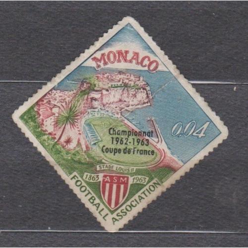 СПОРТ - 100-річчя Британської футбольної асоціації - клуб "Монако" = 1963 р. = МОНАКО = негаш. \\