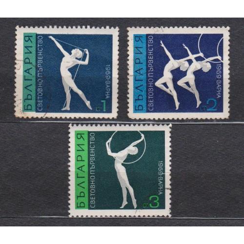 СПОРТ - Чемпіонат світу з художньої гімнастики у Варні = БОЛГАРІЯ = 1969 р. =  гаш. \\