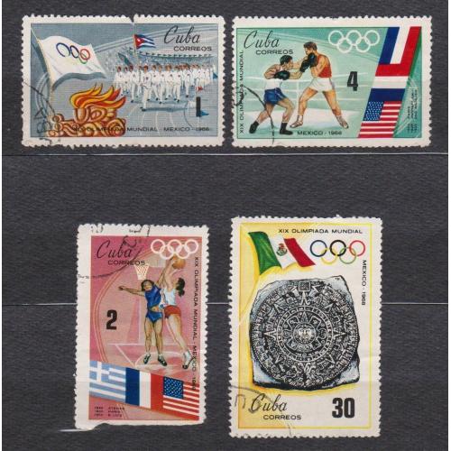 СПОРТ- Літні Олімпійські ігри 1968 року = КУБА = 1968 р. = гаш. \\