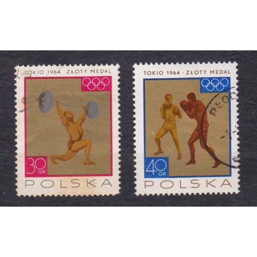 СПОРТ - Олімпійські ігри 1964 року =  1965 р. = ПОЛЬЩА = гаш. \\