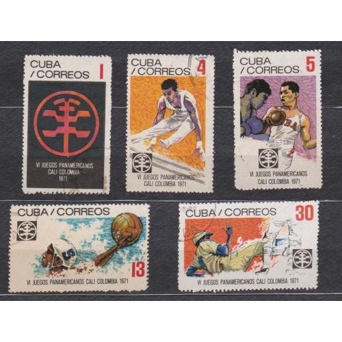 СПОРТ   -   Панамериканські ігри = КУБА = 1971 р. = гаш. \\