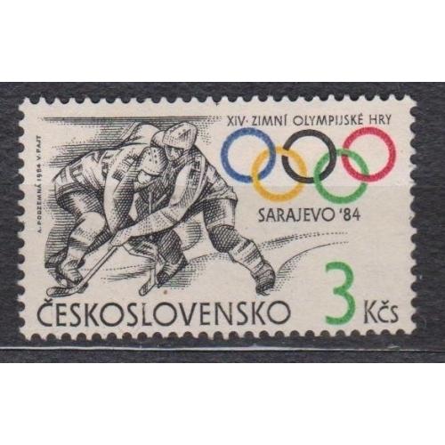 СПОРТ - XIV Зимові Олімпійські ігри в Сараєво =  1984 р. = ЧЕХОСЛОВАЧЧИНА = негаш. \\
