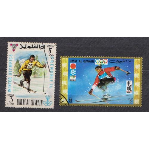 СПОРТ - Зимові Олімпійські ігри 1968 і 1972 року  = емірат Умм-аль-Кувейн =  гаш.  \\