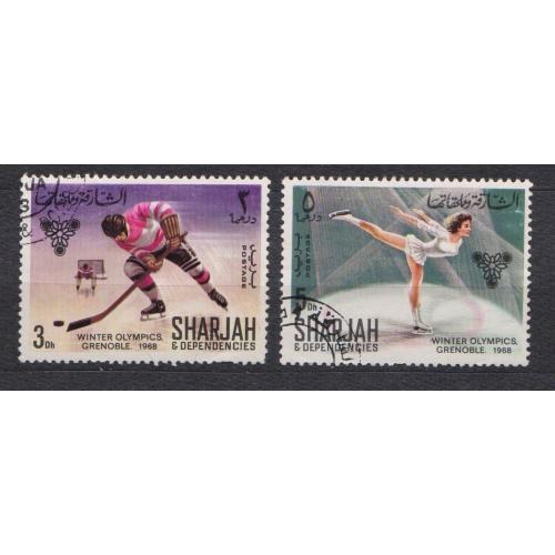 СПОРТ - Зимові Олімпійські ігри 1968 року = емірат ШАРДЖА = 1968 р. =  гаш.  \\