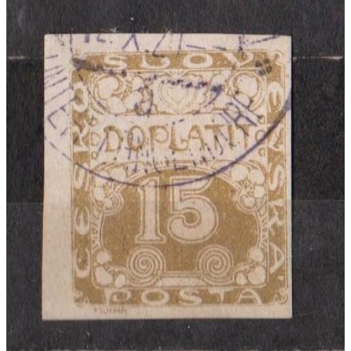 СТАНДАРТ - ДОПЛАТА - 15 = 1919 р. = ЧЕХОСЛОВАЧЧИНА = гаш. \\