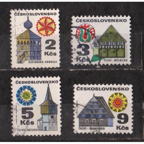 СТАНДАРТ - СТАРОВИННІ БУДИНКИ = 1971, 1972 р. = ЧЕХОСЛОВАЧЧИНА = гаш. \\