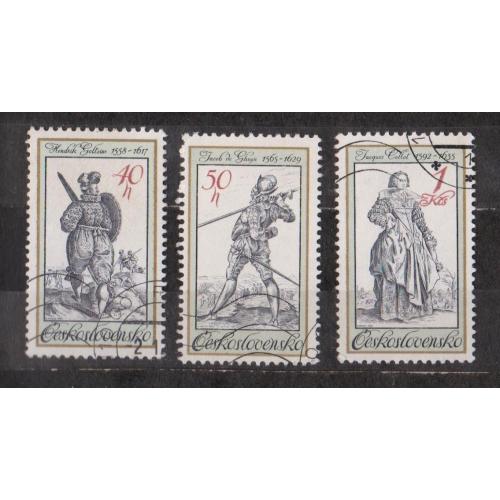 Старовинні гравюри = 1983 р. = ЧЕХОСЛОВАЧЧИНА = гаш. \\