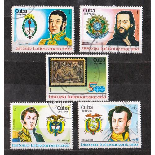 ІСТОРІЯ ЛАТИНСЬКОЇ АМЕРИКИ = КУБА = 1988 р. = гаш. \\